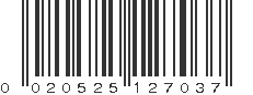 UPC 020525127037