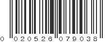 UPC 020526079038