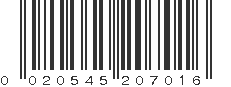 UPC 020545207016