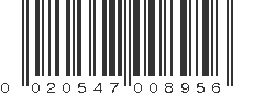 UPC 020547008956