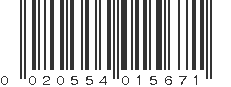 UPC 020554015671