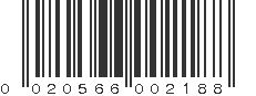 UPC 020566002188