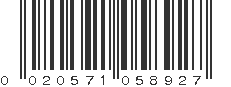 UPC 020571058927