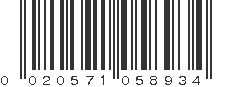 UPC 020571058934