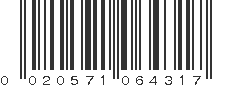 UPC 020571064317