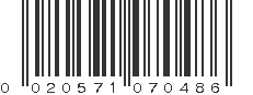 UPC 020571070486