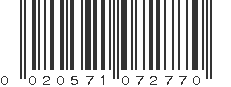 UPC 020571072770