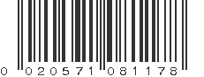 UPC 020571081178