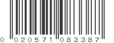 UPC 020571083387