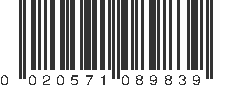 UPC 020571089839