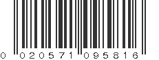 UPC 020571095816