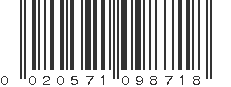 UPC 020571098718