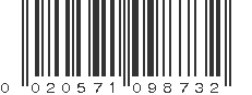 UPC 020571098732