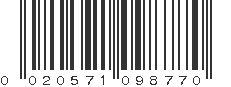 UPC 020571098770