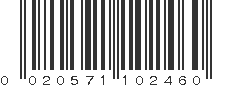 UPC 020571102460