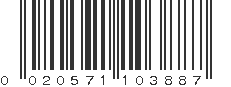 UPC 020571103887