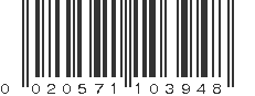 UPC 020571103948