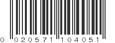 UPC 020571104051