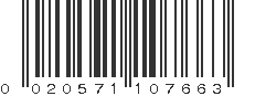 UPC 020571107663