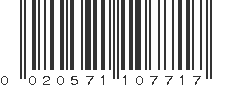 UPC 020571107717