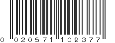 UPC 020571109377