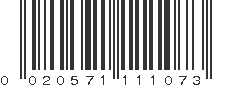 UPC 020571111073