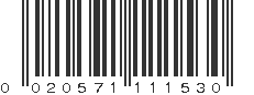 UPC 020571111530