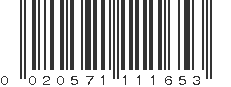 UPC 020571111653