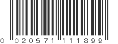 UPC 020571111899