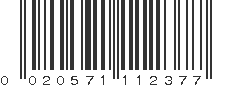 UPC 020571112377