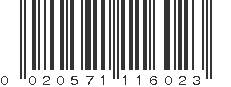 UPC 020571116023