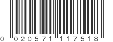 UPC 020571117518