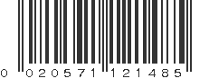 UPC 020571121485