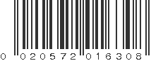 UPC 020572016308