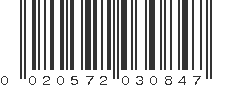 UPC 020572030847