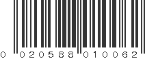 UPC 020588010062