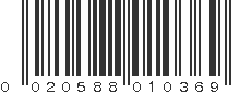 UPC 020588010369