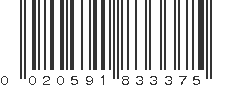 UPC 020591833375