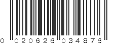 UPC 020626034876