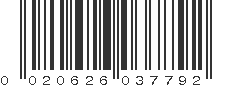 UPC 020626037792