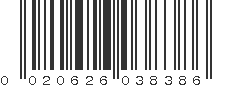 UPC 020626038386