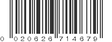 UPC 020626714679