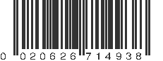 UPC 020626714938