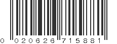 UPC 020626715881