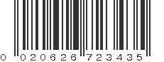 UPC 020626723435