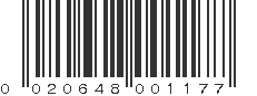 UPC 020648001177