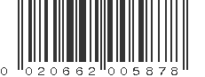 UPC 020662005878