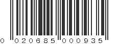 UPC 020685000935