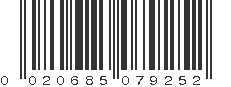 UPC 020685079252