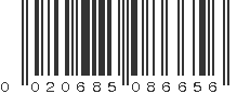 UPC 020685086656